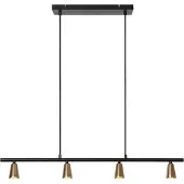 Lucide TIANA - Hanglamp - 4xGU10 - Champagne kleur | Essential