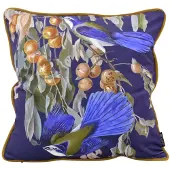 NOVÉE Sierkussen midnight birds | 45 x 45 cm | velvet/polyester