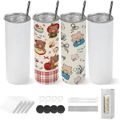 Vevor sublimatiebekers 4 stuks (591 ml)