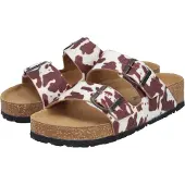 Rieker dames muiltjes beige/koeienhuid