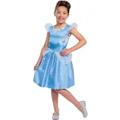 Disguise DISNEY Prinses - CINDERELLA, Cinderella Basic Plus , Maat M (7-8 jaar), Meisjes