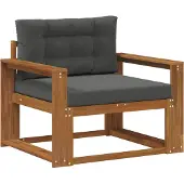 vidaXL Buiten Midden Sofa Naturel
