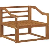vidaXL Buiten Midden Sofa Naturel