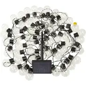 SMART GARDEN GloBulb LED lichtketting op zonne-energie, 40 lampjes, IP44, helder / transparant, Kunststof