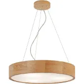 Lamkur Hanglamp Kerio, dimbaar, Woon-/ Eetkamer, Hout, Modern, hanglamp