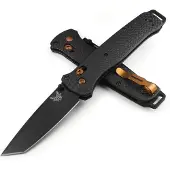 Benchmade Bailout S90V Black Cerakote vouwmes, Carbon Fiber