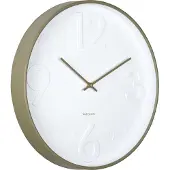 Karlsson wandklok ayuno army green- Ø40cm