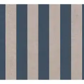 Living Walls STREPEN BEHANG | Klassiek - Blauw Grijs Crème - Anna D'Andrea