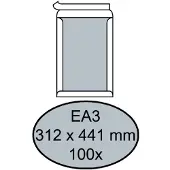 Quantore Bordrug Envelop EA3 Wit Huismerk