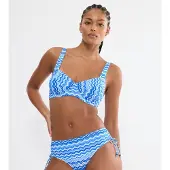 Triumph Bikinitop ' Red Label Mix & Match Summer ' blauw / wit