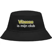 Nilton Buckethoed met tekst: Vitesse is mijn club.