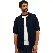 Butcher of Blue Casual hemd korte mouw Blauw Durrow M2616005/890