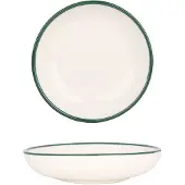 RINART Kommetje green edge porselein 13 cm set van 6