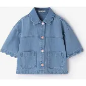 Sissy-Boy Blauw Cropped Denim Jack | Maat: 110-116