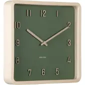 Karlsson Klok Nervadura Square Dark Green Light Wood