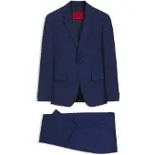 HUGO Tweedelig slim-fit pak van een wolmix Maat 110