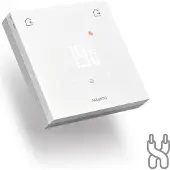 Netatmo Slimme Thermostaat ORIGINAL – Bedrade Smart Thermostaat – App Bediening, Energiebesparing & Verbruiksinzicht – Matter Compatibel – Werkt met Apple Home, Google Home, Alexa – Wit