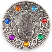 BERK Zeven Chakra Hamsa Wierookhouder 11,5 cm