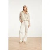 Smashed Lemon Straight fit jeans met hoge taille |