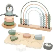 Woomax Wooden 3 Games Set Educatief Spel