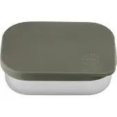 AYA&IDA - Lunch Box - opbergdoos - meenemen - brood - lunch - salade - RVS - siliconen deksel - 900ml - TROPICAL GREEN