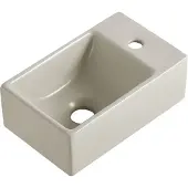 Wiesbaden Fontein rhea xxs 30,5x18x11 cm rechts keramiek beige