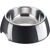 Hunter Melamine Voer- en Drinkbak - Zwart