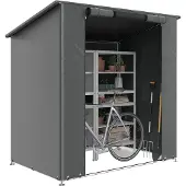 Outsunny tentgarage, 1,9 x 1,2 meter, waterdicht, met deur met rits
