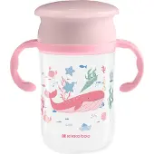 Kikkaboo Diepzee 360 Drinkbeker - 300ml - Roze