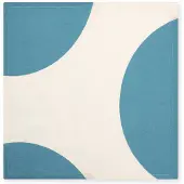 Vtwonen - Servetten - Blauw - Katoen - 40x40cm - Set van 4