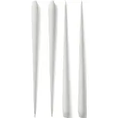 STOFF Nagel antieke kaarsen by ester & erik large 4-pack White
