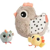 Done by Deer Hide & Seek Clucky Game Activity Beige Kinderen