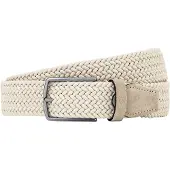 Lindenmann Lindemann creme riem gevlochten stretch stijlvol