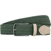 Lindenmann Lindemann groene riem elastisch stretch stijlvol