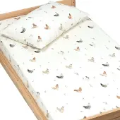 Sevira Kids - Katoenen hoeslaken - ecru 70x140 cm