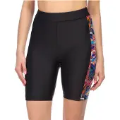 Merry Style – Leggings – Dames – Kort – Polyamide – Zwart/Patroon6 – 34 - MS-MS10-331-LE