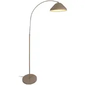 Lucide Andres 1-Light Vloerlamp Taupe