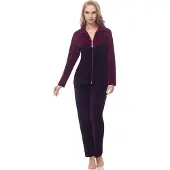 Merry Style – Dames Huispak – Vrijetijdspak – Velours – MS-MG-F-SUIT-n – Blauw – XXL