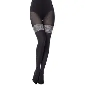 Merry Style Dames Panty – 60 DEN – Zwart-405 – M - MS-GB-408
