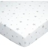 Sevira Kids - Katoenen hoeslaken - Wit 90x200 cm