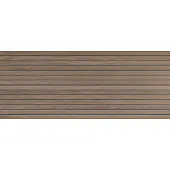Navale Jug wandtegel 120x40cm eiken donker geribbeld gerectificeerd