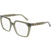 Ferragamo SF3042E Transparent khaki 55/18/145 WOMAN Brilmonturen