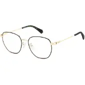 Polaroid PLD D509/G 53/18/145 Matte zwart goud Metalen monturen MAN PLD D509/G