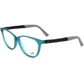 Web WE5189 Bril 53/13/140 Matte turquoise Geïntroduceerd VROUW WE5189