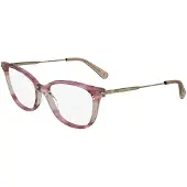 Longchamp LO2735 N Striped rose 51/16/140 WOMAN Brilmonturen