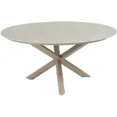 4SO Prado Sabbia Panna Diningtafel Latte dia160 cm