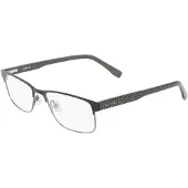 Lacoste L2217 N 52/17/140 Gunmetal Metalen Zonnebril MAN L2217 N