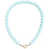 Yehwang Ketting met kralen en frontsluiting-12mm