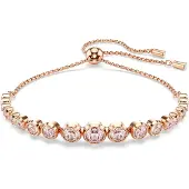 Swarovski 'Imber Organic' Dames Vergulde Metalen Armband - Roze 5718204