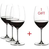 Riedel Wijnglazenset - Rode Wijnglazen - Veritas - Cabernet / Merlot - 709 ml - 4 Stuks